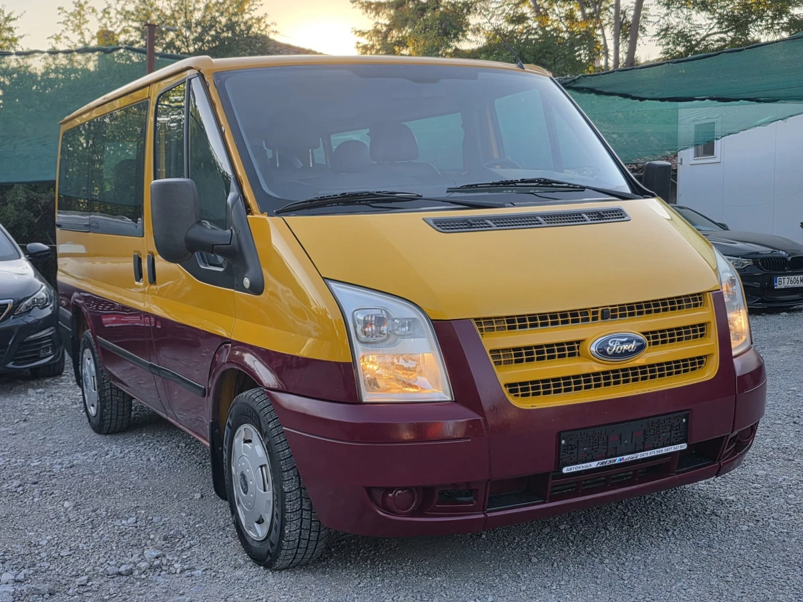 Ford Transit 2.2 TDCI 100 К.С. 9 МЕСТЕН / КЛИМАТИК / ЕВРО 5, снимка 2 - Бусове и автобуси - 53791524