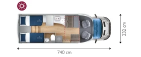 Кемпер Giottiline SIENA 395 Automatic, снимка 9