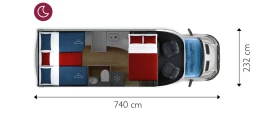 Кемпер Giottiline SIENA 395 Automatic, снимка 8