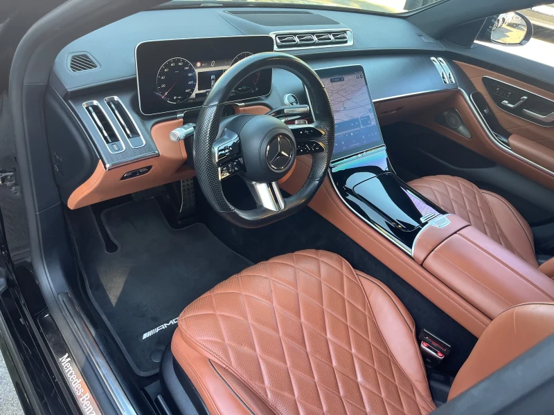 Mercedes-Benz S 580 AMG/Long/4Matic/Pano/Burmester/Авансова Вноска , снимка 10 - Автомобили и джипове - 51545694