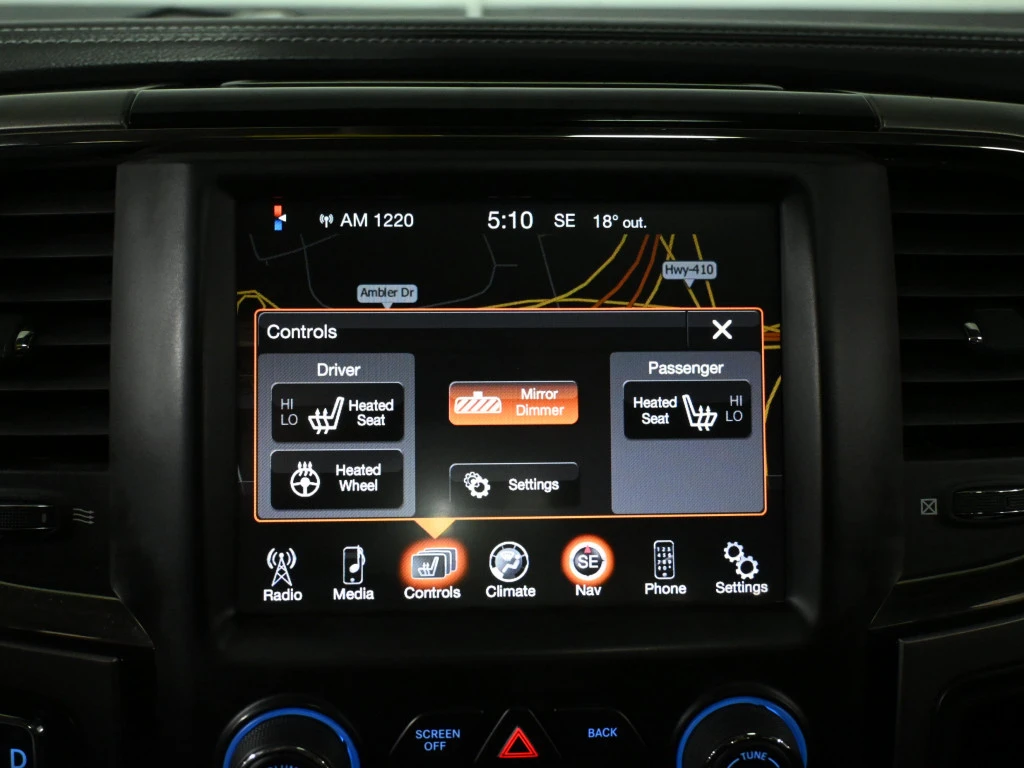 Dodge RAM 1500 Sport  Sunroof Heated Seats Navigation Remote Star, снимка 17 - Автомобили и джипове - 54992339