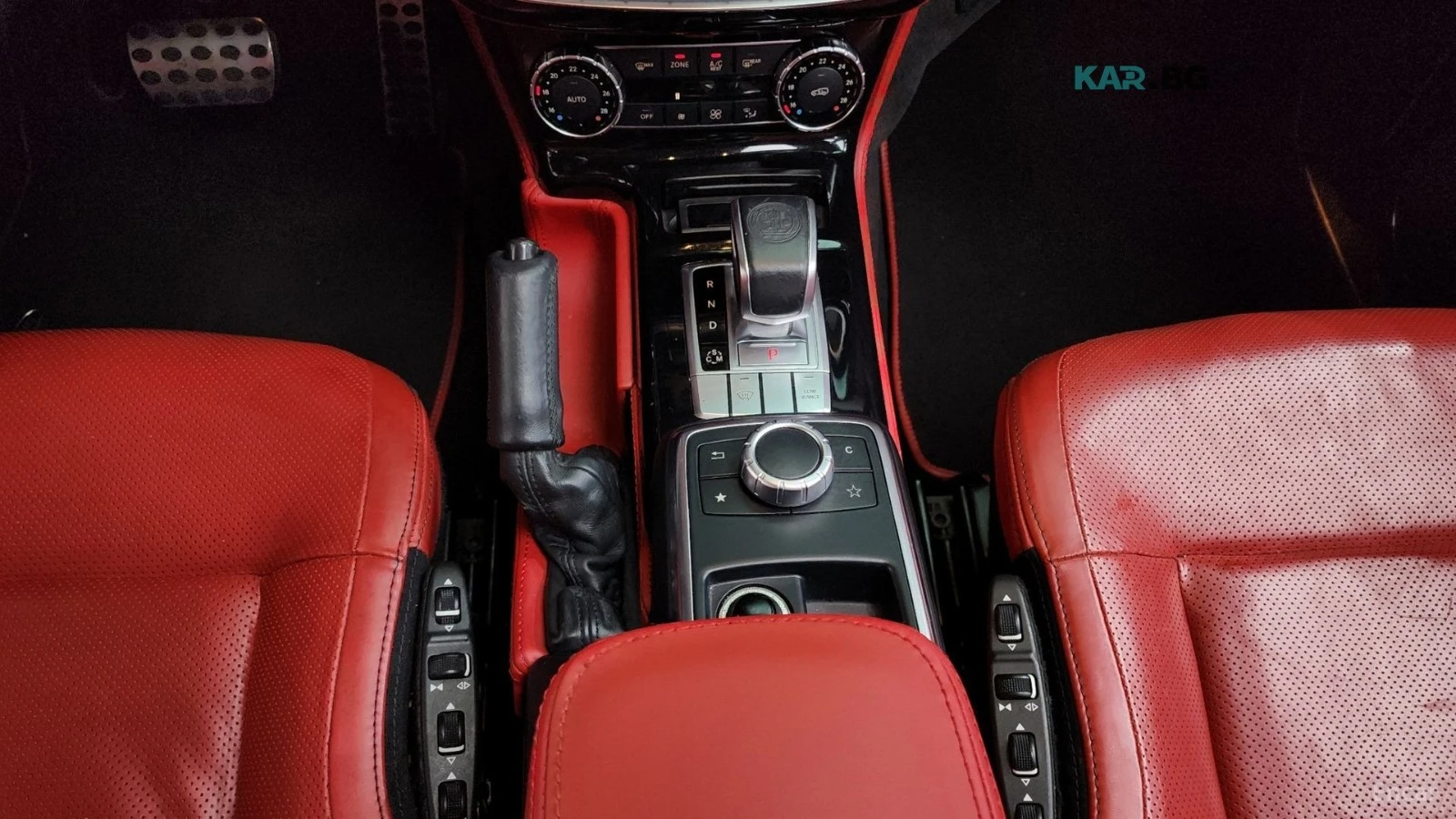 Mercedes-Benz G 63 AMG ЧЕРВЕНАКОЖА* ОБДУХВ* НАВИ* ПАНО, снимка 7 - Автомобили и джипове - 55694504