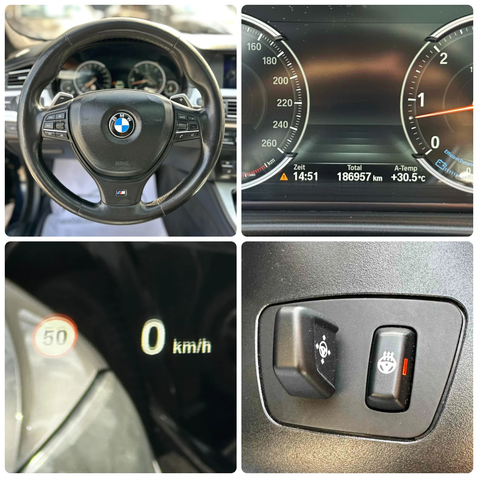 BMW 550 D 381HP SOFT CLOSE NIGHT VISION HUD ОБДУХВАНЕ FULL, снимка 12 - Автомобили и джипове - 56117915