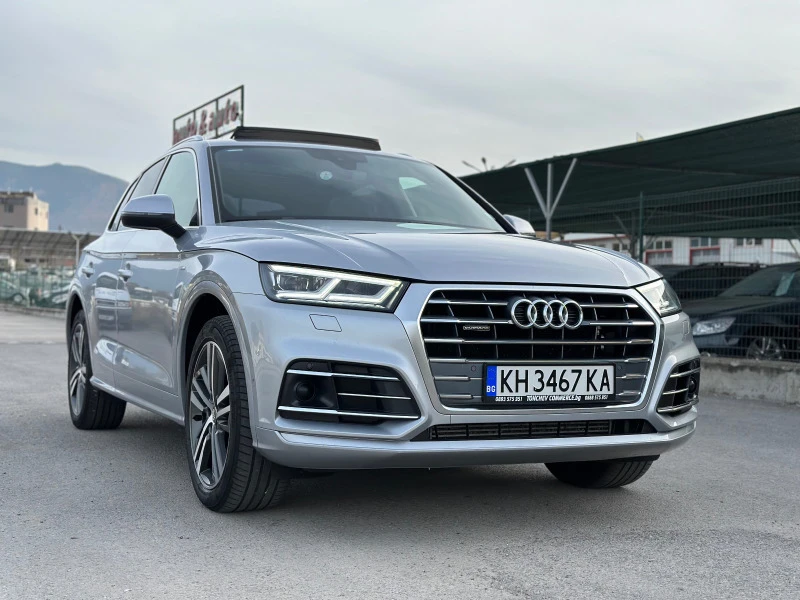 Audi Q5 3.0-TDI-S-line+ PANORAMA-MATRIX-KAMERA-DIGITALEN K, снимка 1 - Автомобили и джипове - 46356926