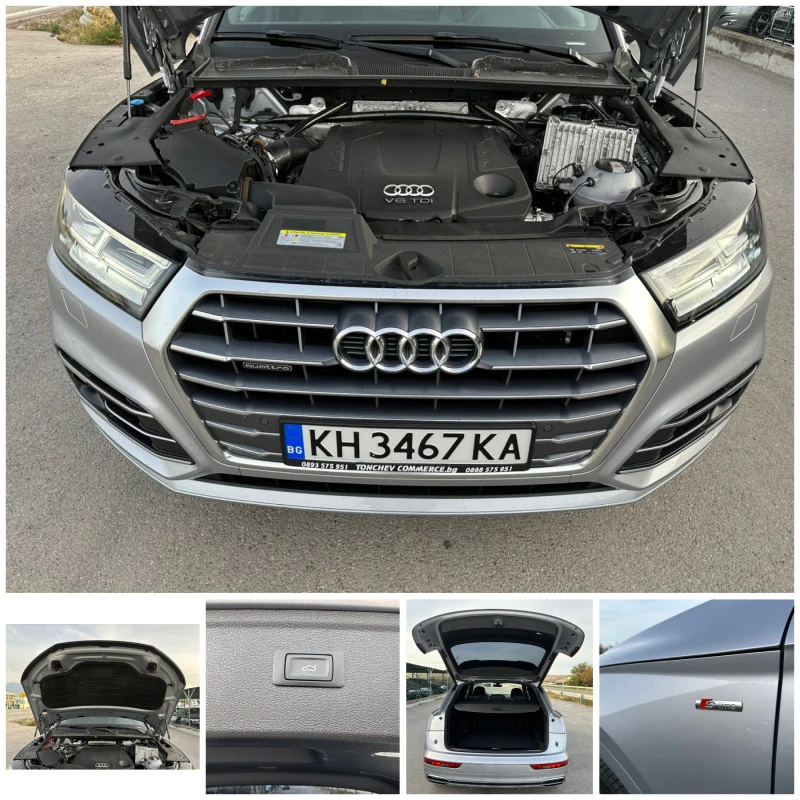 Audi Q5 3.0-TDI-S-line+ PANORAMA-MATRIX-KAMERA-DIGITALEN K, снимка 17 - Автомобили и джипове - 46356926