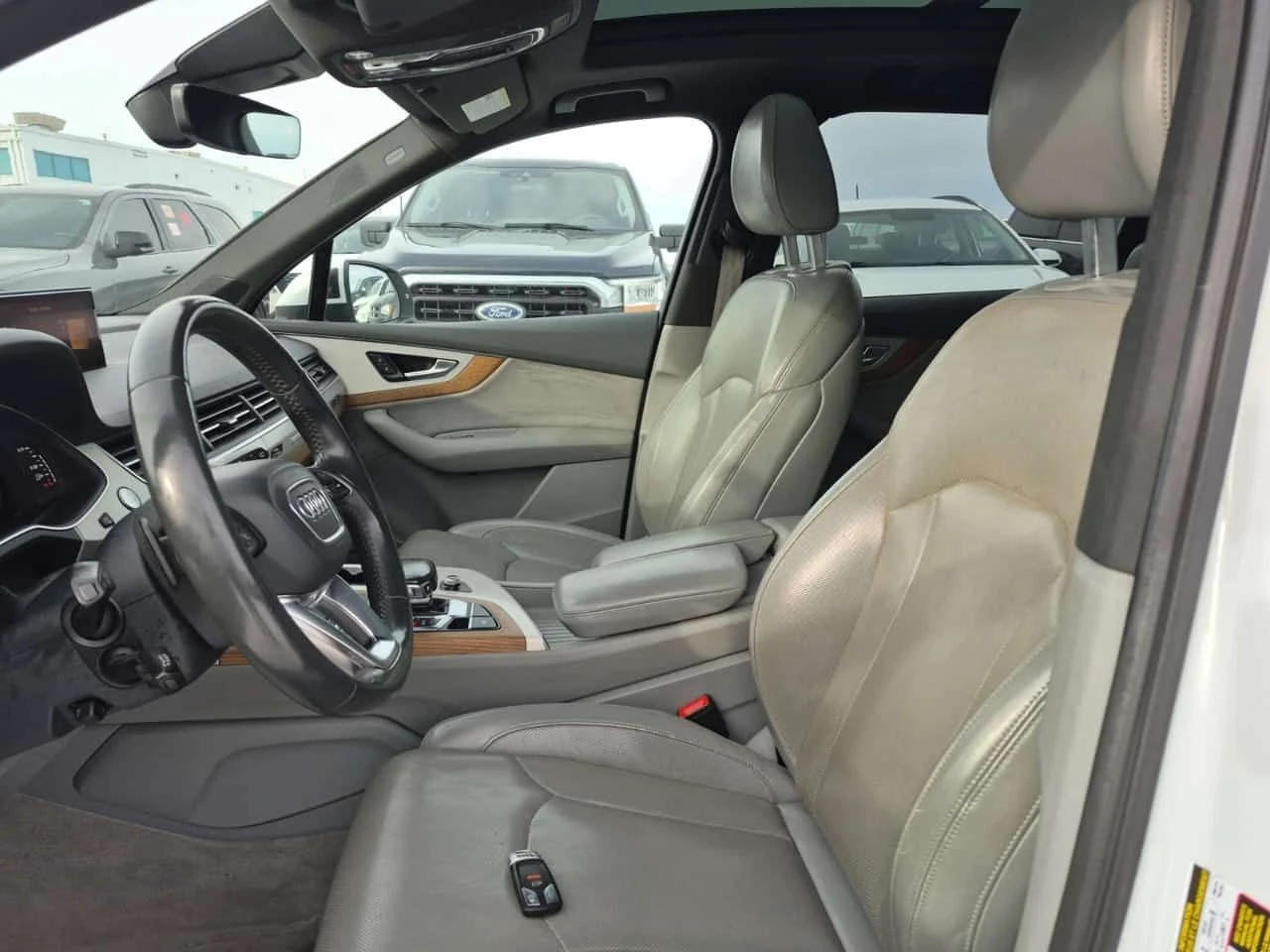 Audi Q7  3.0T TECHNIK /360/DISTRONIC/HEAD UP/AMBIENT/BOSE, снимка 5 - Автомобили и джипове - 53866837