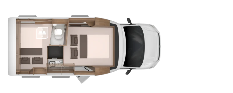 Кемпер Knaus  TOURER VAN 500 MQ VANSATION, снимка 5 - Каравани и кемпери - 38980541