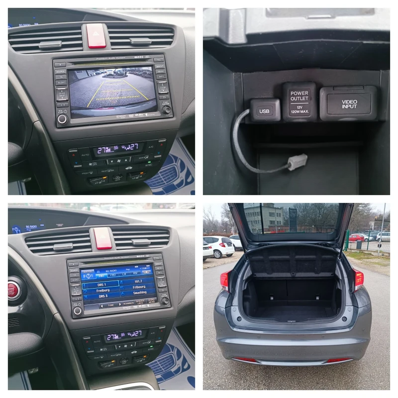 Honda Civic 1.8i-140кс-ШВЕЙЦАРИЯ-РЪЧКА-6ск-ДИСТРОНИК-NAVI, снимка 16 - Автомобили и джипове - 52974628