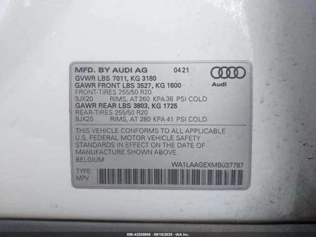 Audi E-Tron PREMIUM PLUS QUATTRO/ЗАКУПИ ОТ 500 ЛВ НА МЕСЕЦ, снимка 9 - Автомобили и джипове - 52736359