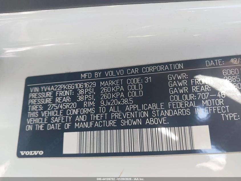 Volvo Xc90 2.0L I-4 DI, DOHC, VVT, TURBO/SUPERCHARGER, 316HP - изображение 9