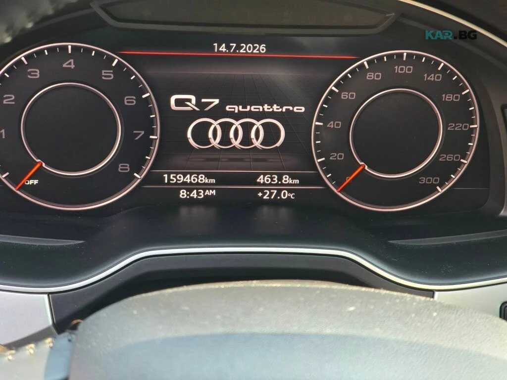 Audi Q7 ДИГ ТАБЛО* BIG SUV* ОБДУХ* 360* , снимка 8 - Автомобили и джипове - 55325273