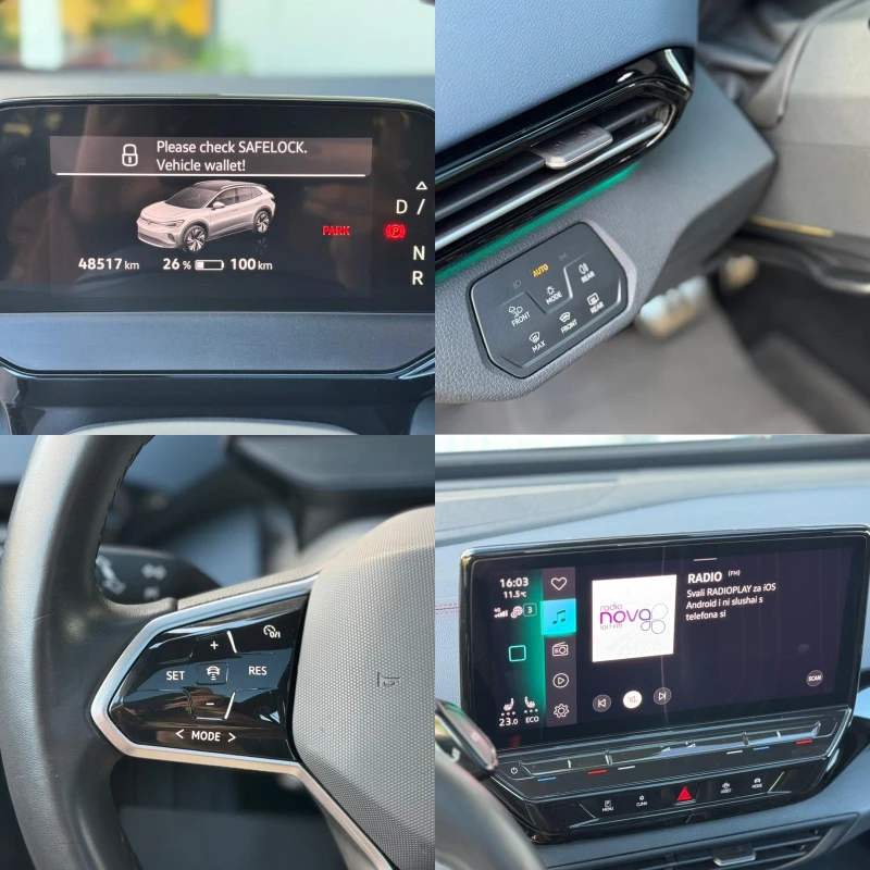 VW ID.4 * GTX* AWD* HEAD-UP* 360* ТЕРМОПОМПА* , снимка 12 - Автомобили и джипове - 52253153