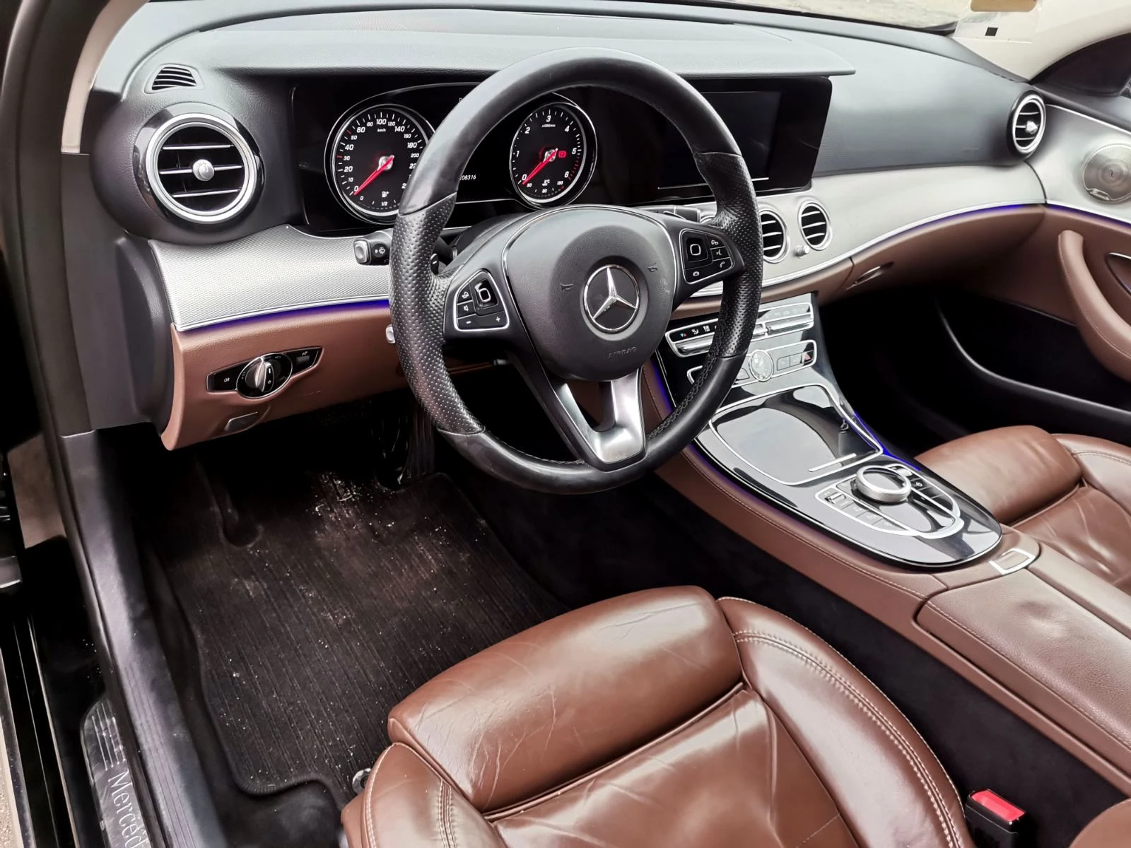 Mercedes-Benz E 350 КАТО ЧИСТО НОВ/9G/Burmester - изображение 7