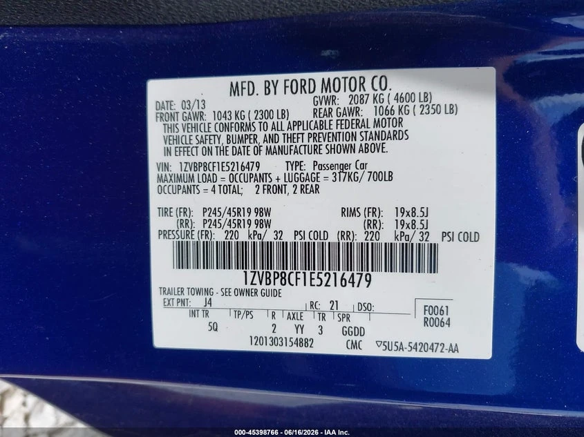 Ford Mustang 5.0l Gt/Gt Premium, снимка 9 - Автомобили и джипове - 55580377