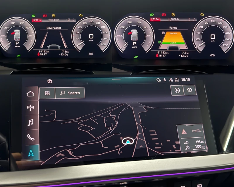 Audi A3 S-line/45TFSI e/Plug-in-Hybrid/Keyless/Virtual, снимка 11 - Автомобили и джипове - 49320456