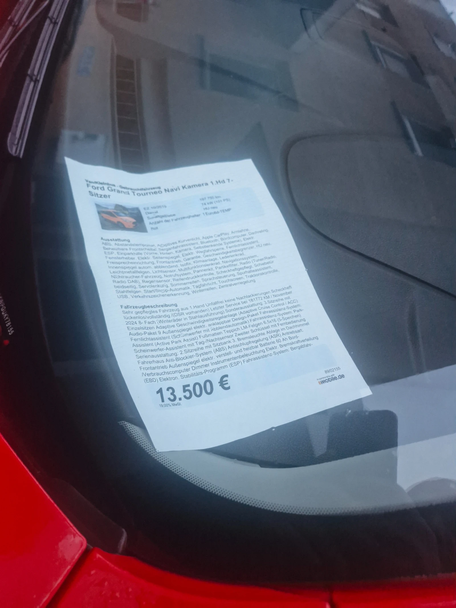 Ford Tourneo Connect Grand tourneo connect 6+ 1   1.5tdci | Mobile.bg   16