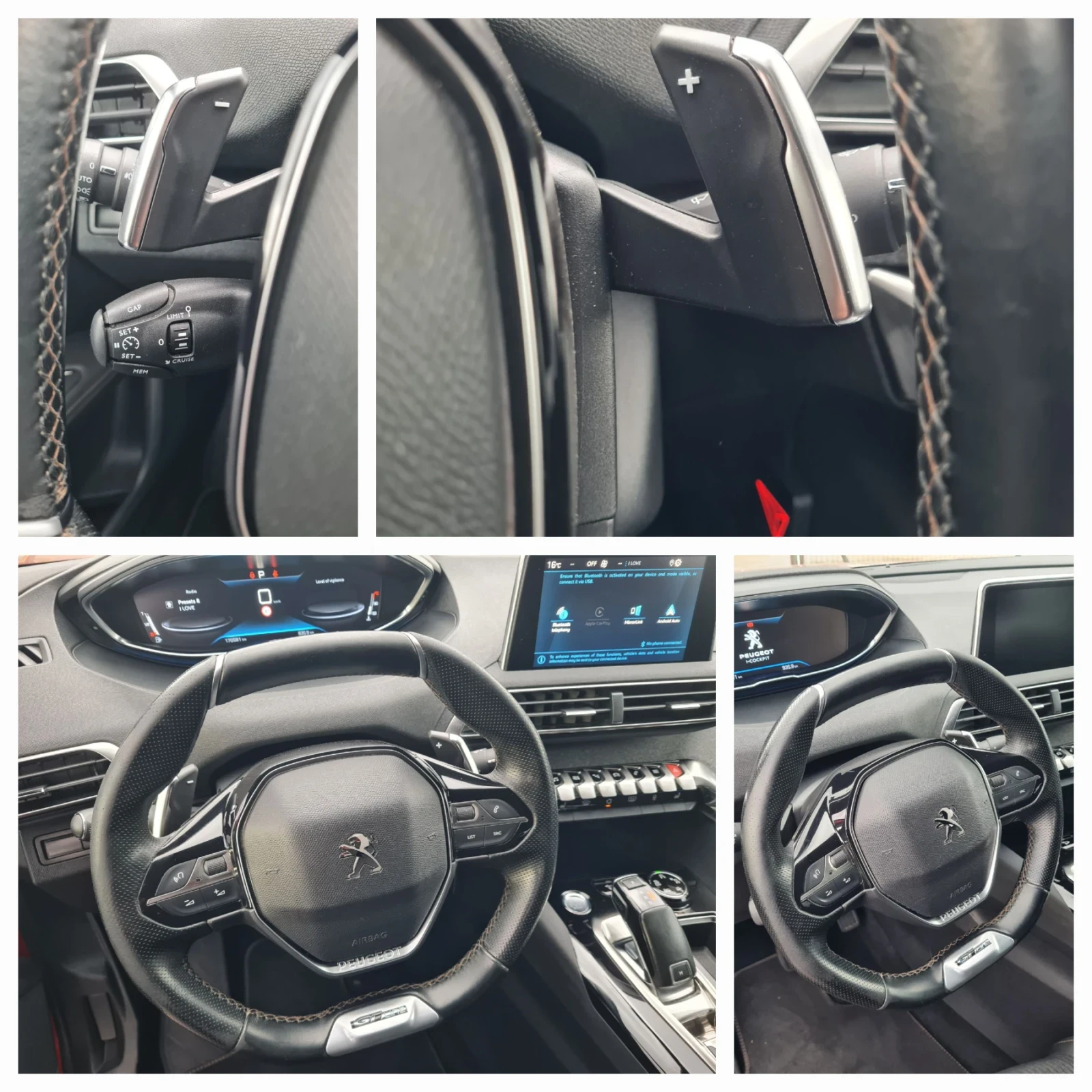 Peugeot 3008 GT-LINE!!1.5HDI!!PARKTRONIC!!TEMPOMAT!!CLIMATRONIC | Mobile.bg — изображение 12