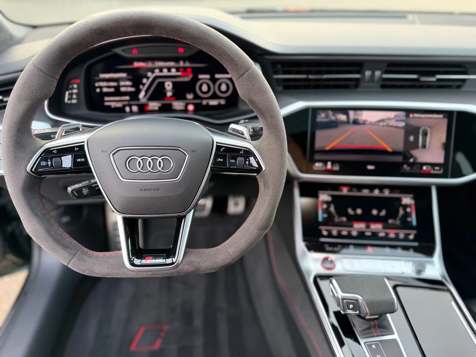 Audi Rs7 SPORTBACK/600HP/PANO/360/HUD/B&O/VENT/796z, снимка 10 - Автомобили и джипове - 55706727
