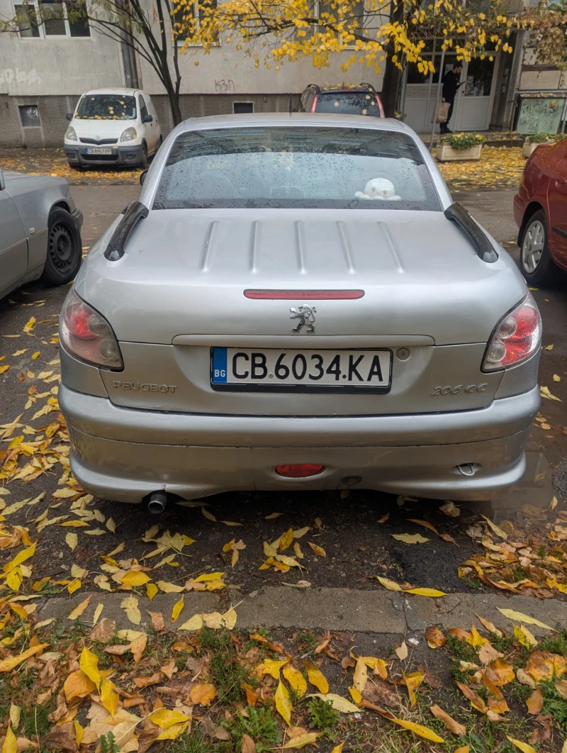 Peugeot 206 CC 1.6 ГАЗ, снимка 2 - Автомобили и джипове - 52572783