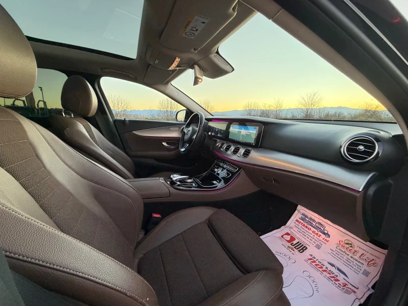 Mercedes-Benz E 220 DIGITAL/PANORAMA/FULL LED/9G-TRONIC , снимка 10 - Автомобили и джипове - 52968461