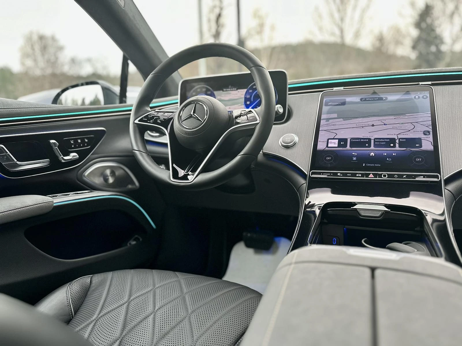 Mercedes-Benz EQS 450 + AMG LINE | Mobile.bg   11