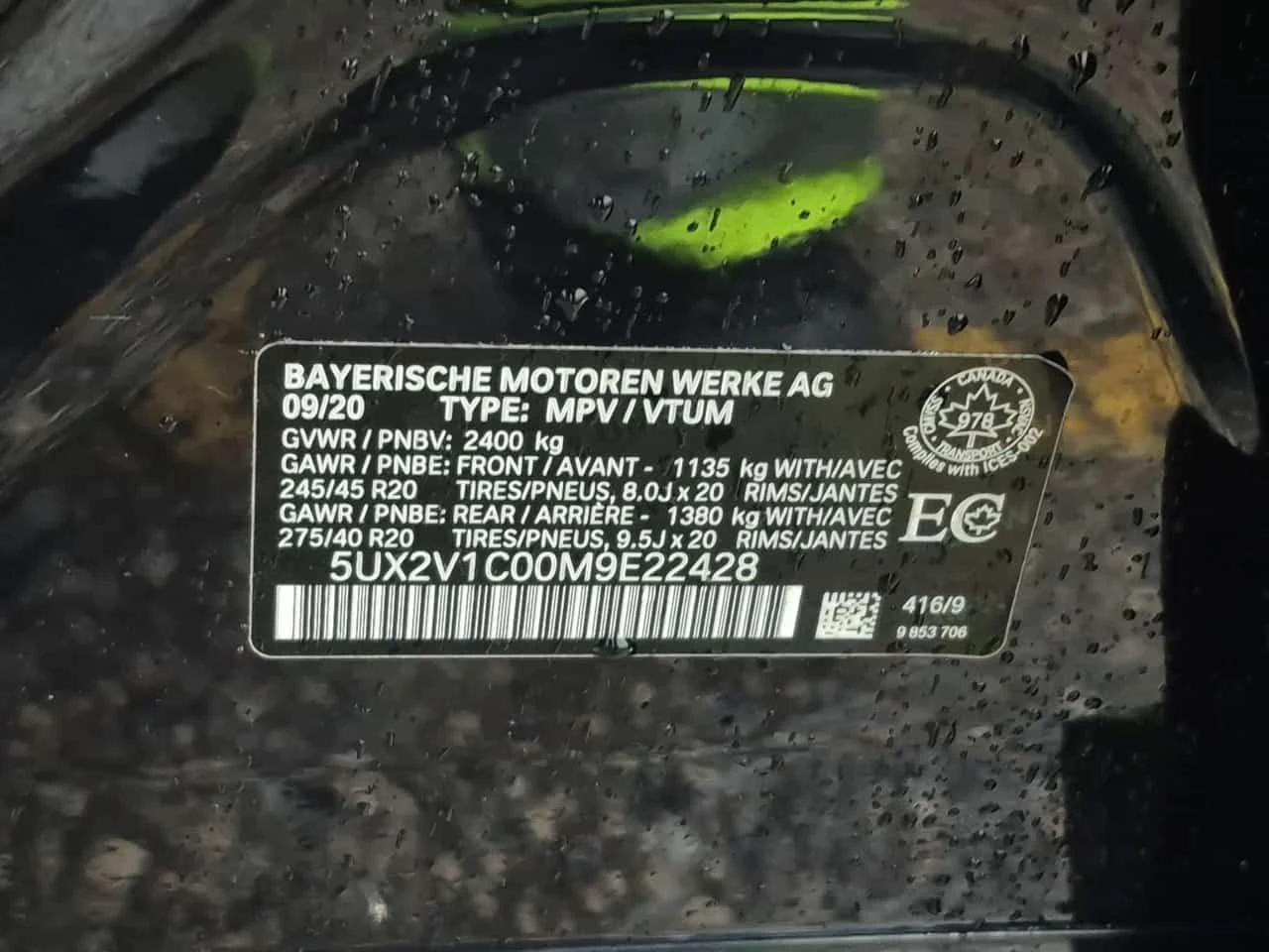 BMW X4 xDrive30i  CARFAX, снимка 9 - Автомобили и джипове - 54369757