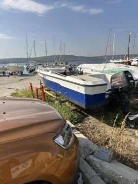 Лодка Собствено производство 4 такта  suzuki с колесар, снимка 4