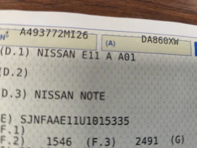 Nissan Note 1.4i* Klimatik* , снимка 15