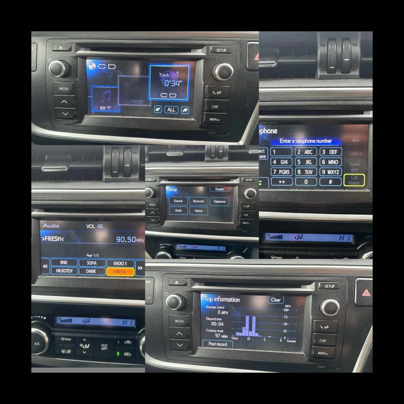 Toyota Auris 1. 4 D-4D, 90, снимка 12 - Автомобили и джипове - 52692638