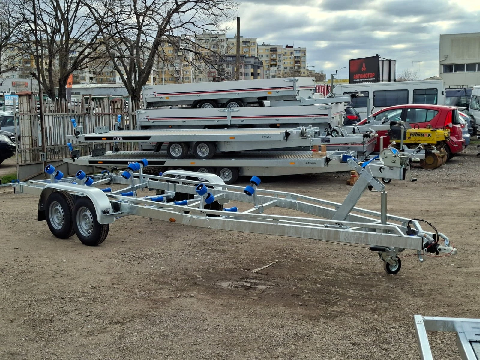 За автомобил Vlemmix BOAT TRAILER 700 2700KG, снимка 6 - Ремаркета - 54122010