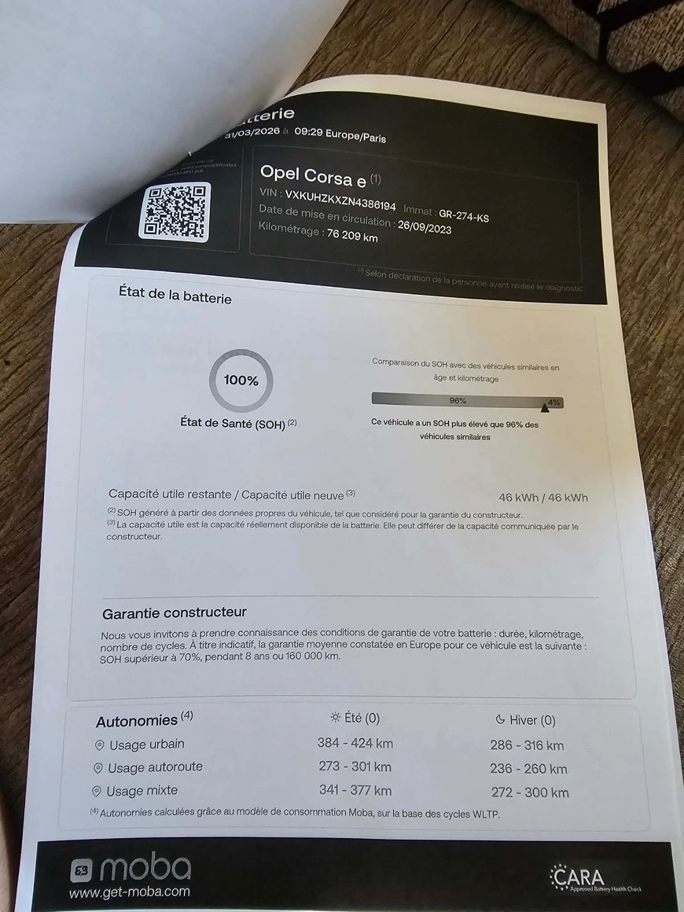 Opel Corsa  GS Electric 50kw SoH 100%, снимка 16 - Автомобили и джипове - 54327639