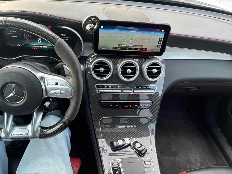 Mercedes-Benz GLC 63 AMG  * CARFAX* 2 КЛЮЧА* ОБДУХВАНЕ* 360, снимка 9 - Автомобили и джипове - 53251926