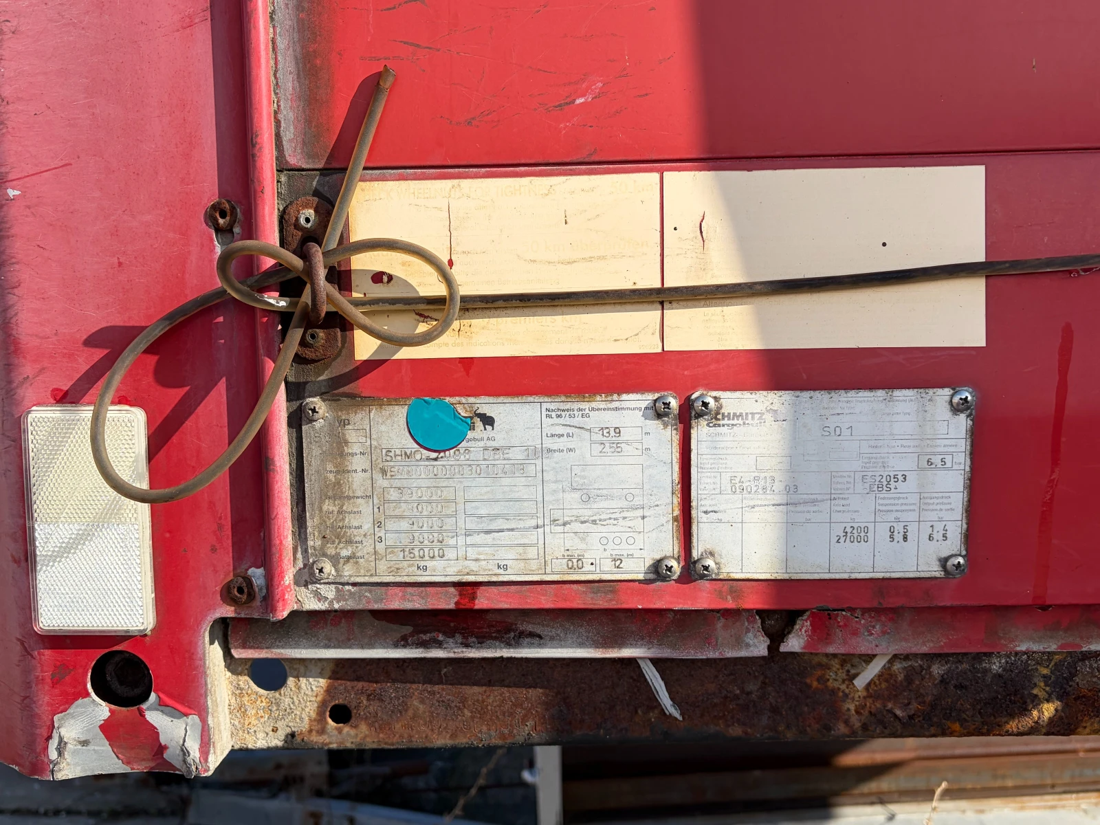 Полуремарке Schmitz S01, снимка 3 - Ремаркета - 53718685