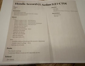 Honda Accord Уникален Honda Accord 2.2 CDTI седан спорт от 2007 - 4500 € / 8801.24 лв. - 96620810 14
