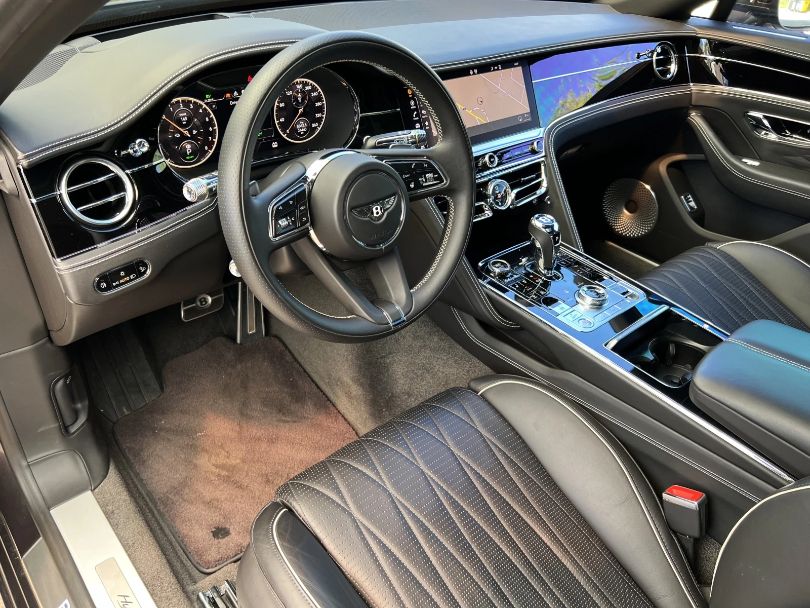 Bentley Flying Spur V6 HYBRID/MULLINER/BLACKLINE/B&O/PANO/NIGHT VISION | Mobile.bg � ����������� 9