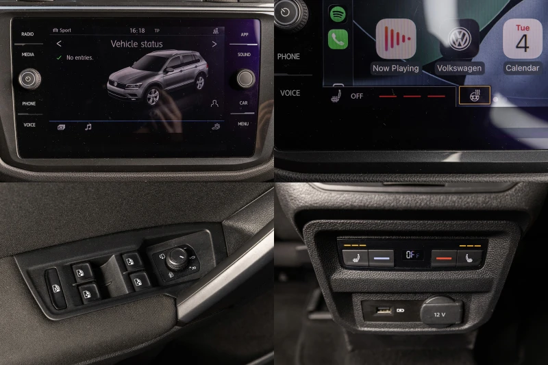 VW Tiguan 1.4 TSI * 4MOTION* DSG* ПОДГРЕВ* ТРИЗОНОВ КЛИМАТРО, снимка 16 - Автомобили и джипове - 52420120