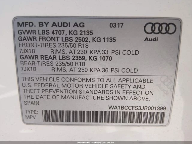 Audi Q3 2.0T SPORT PREMIUM, снимка 12 - Автомобили и джипове - 54699400
