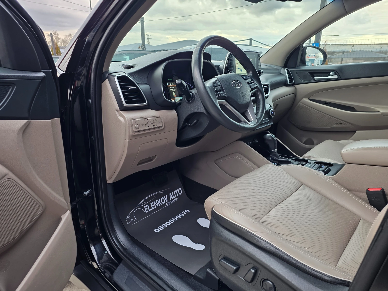 Hyundai Tucson VERTEX 1.6CRDI-EURO 6D-4X4-АВТОМАТИК-ШВЕЙЦАРИЯ, снимка 13 - Автомобили и джипове - 53471428