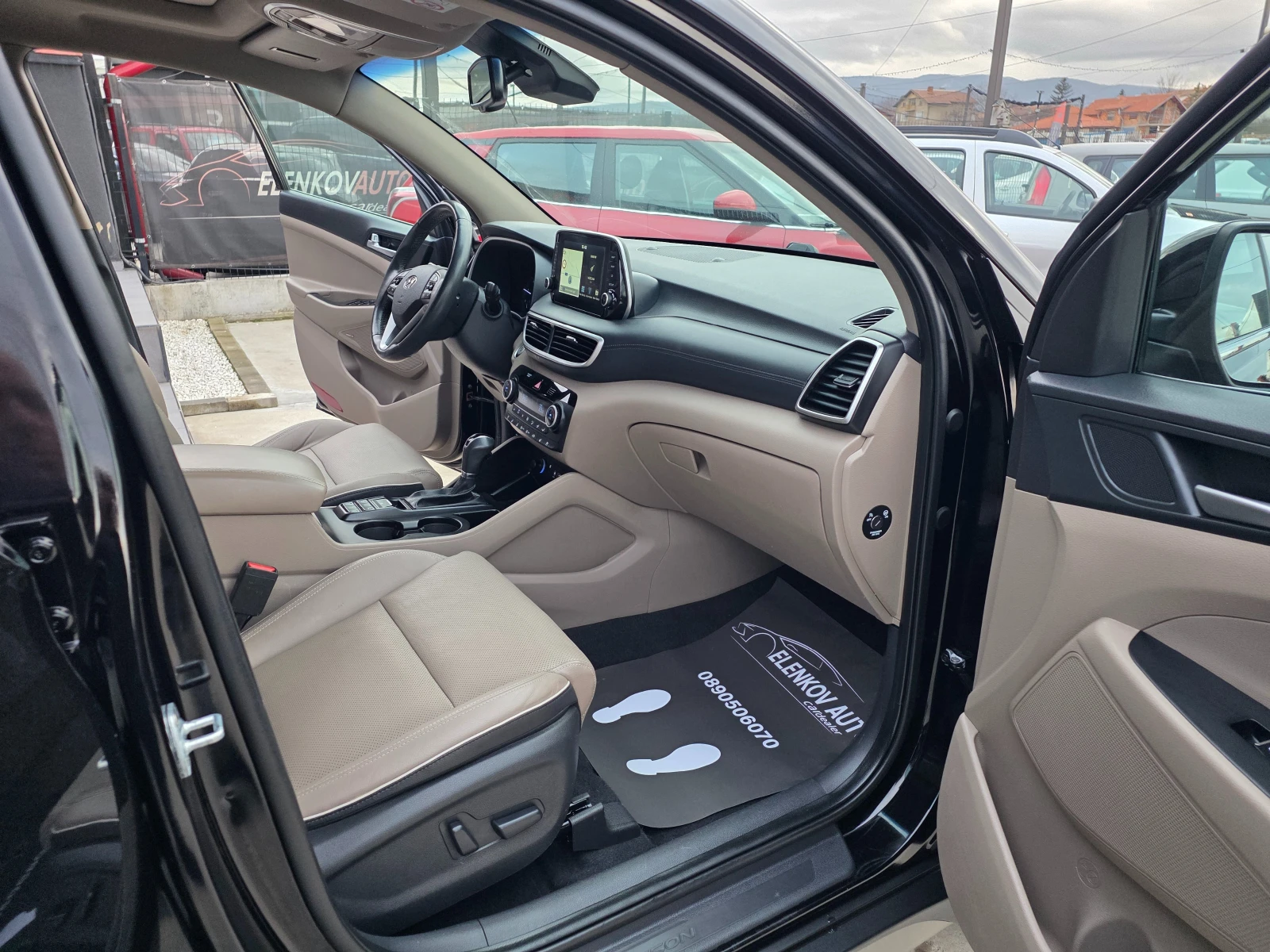 Hyundai Tucson VERTEX 1.6CRDI-EURO 6D-4X4-АВТОМАТИК-ШВЕЙЦАРИЯ, снимка 14 - Автомобили и джипове - 53471428