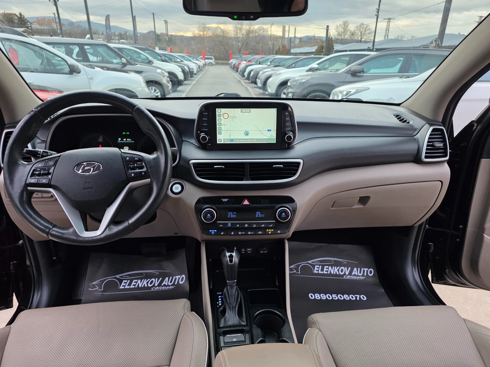Hyundai Tucson VERTEX 1.6CRDI-EURO 6D-4X4-АВТОМАТИК-ШВЕЙЦАРИЯ - изображение 10
