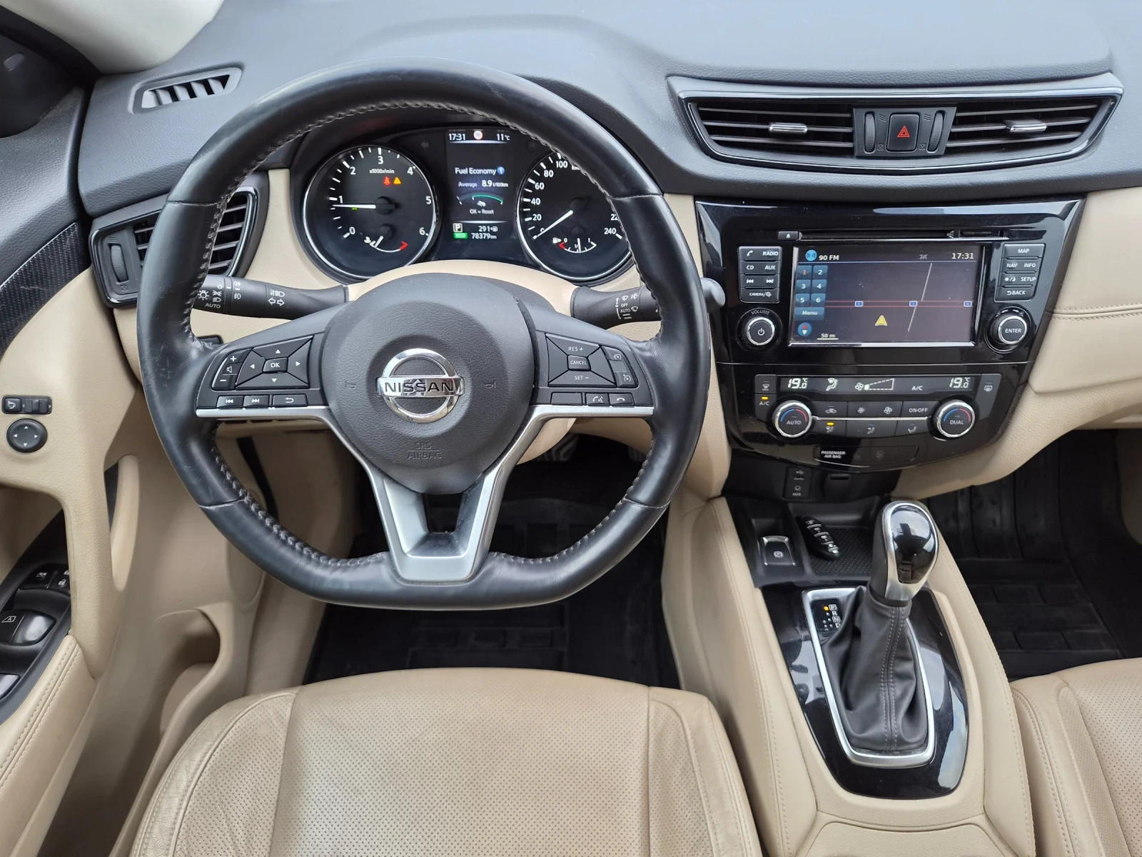 Nissan X-trail 2.0D 177кс Автоматик 4х4 7места TECNA, снимка 12 - Автомобили и джипове - 53964638