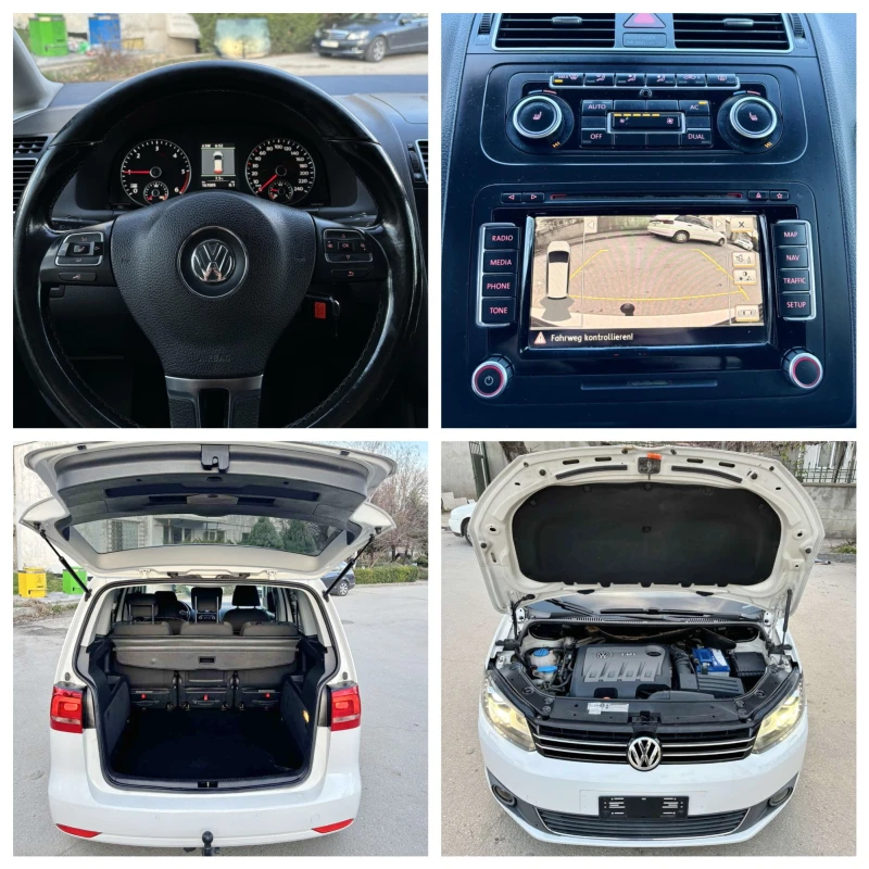 VW Touran 2.0 TDI   140 кс FACELIFT  НОВ ВНОС , снимка 15 - Автомобили и джипове - 48369670