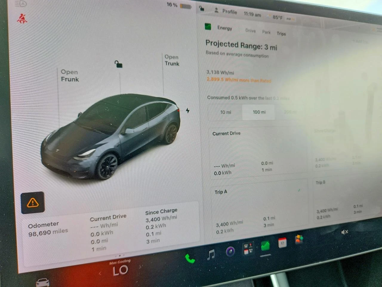 Tesla Model Y LONG RANGE DUAL MOTOR ALL-WHEEL DRIVE, снимка 9 - Автомобили и джипове - 56222481