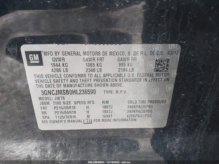 Chevrolet Trax 1.4L I-4 DOHC, VVT, TURBO, 138HP Front Wheel Drive | Mobile.bg � ����������� 9