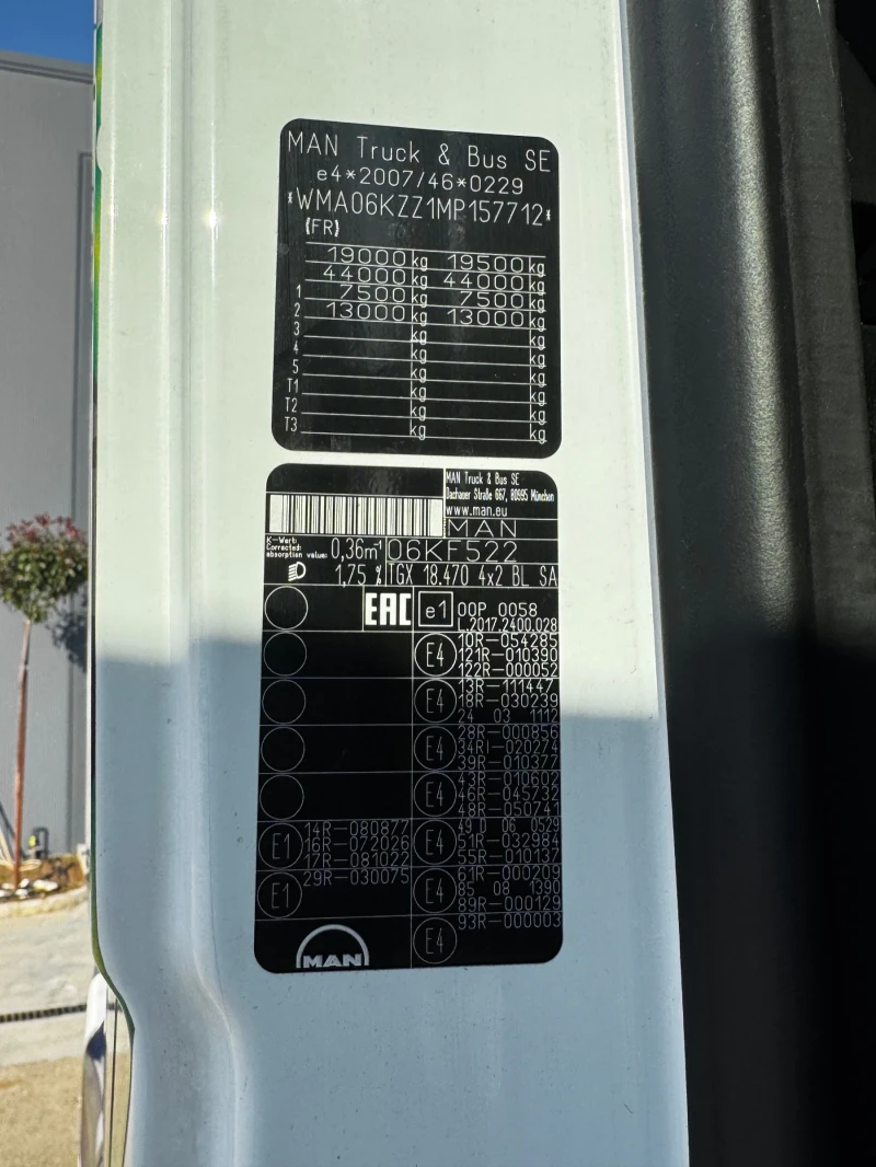 Man Tgx 470 EURO 6D ABT EDITION НОВИ ГУМИ, снимка 17 - Камиони - 49214092