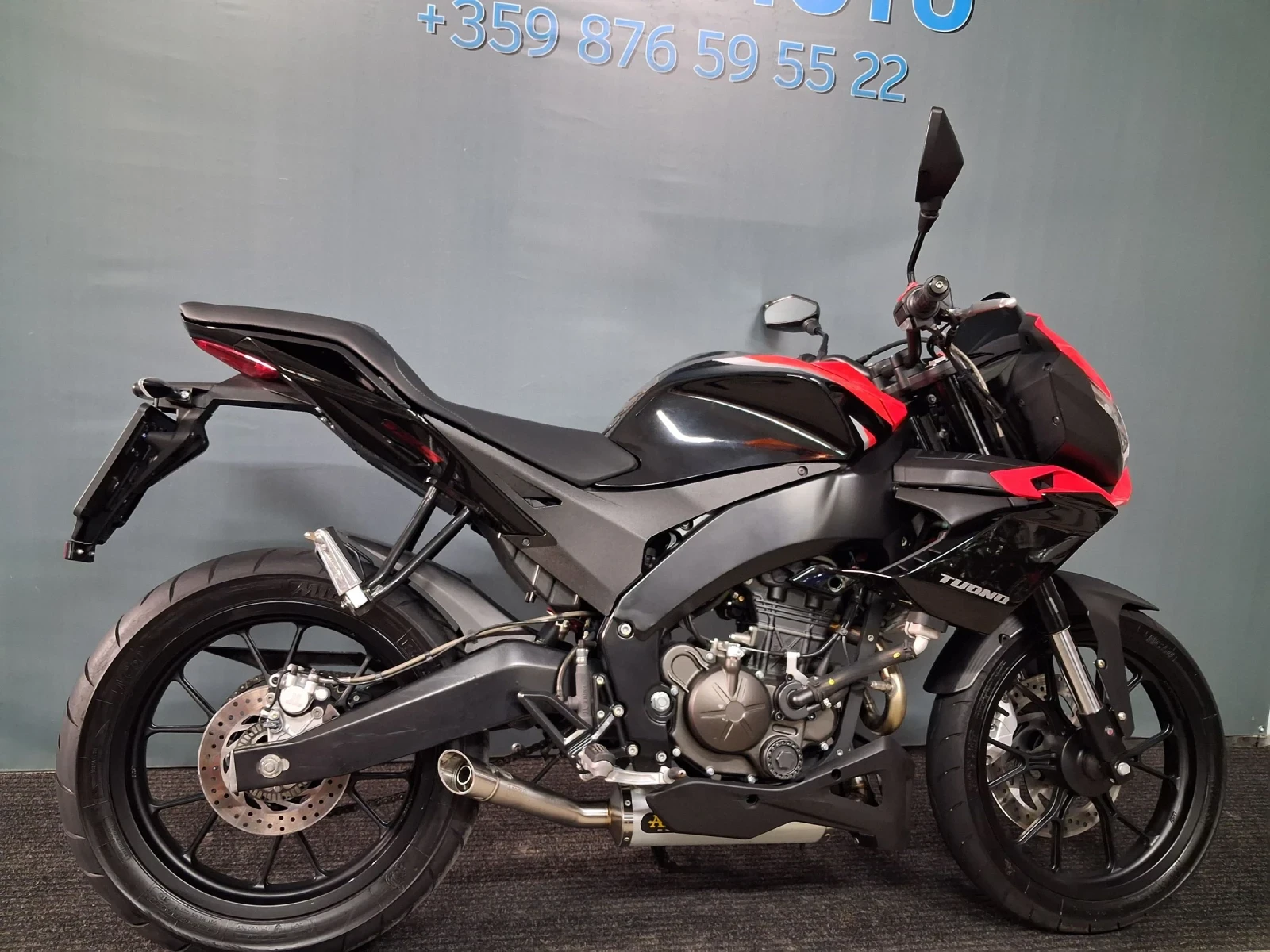 Aprilia Rs Tuono 125i ABS FULL LED ARROW кат. А1, снимка 5 - Мотоциклети и мототехника - 54459342