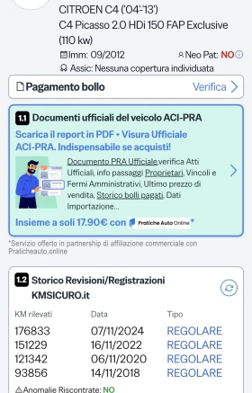 Citroen C4 Picasso EXCLUSIVE 2.0HDi 150k.c. 6 скорости  - 4800 € / 9387.98 лв. - 51741765 15