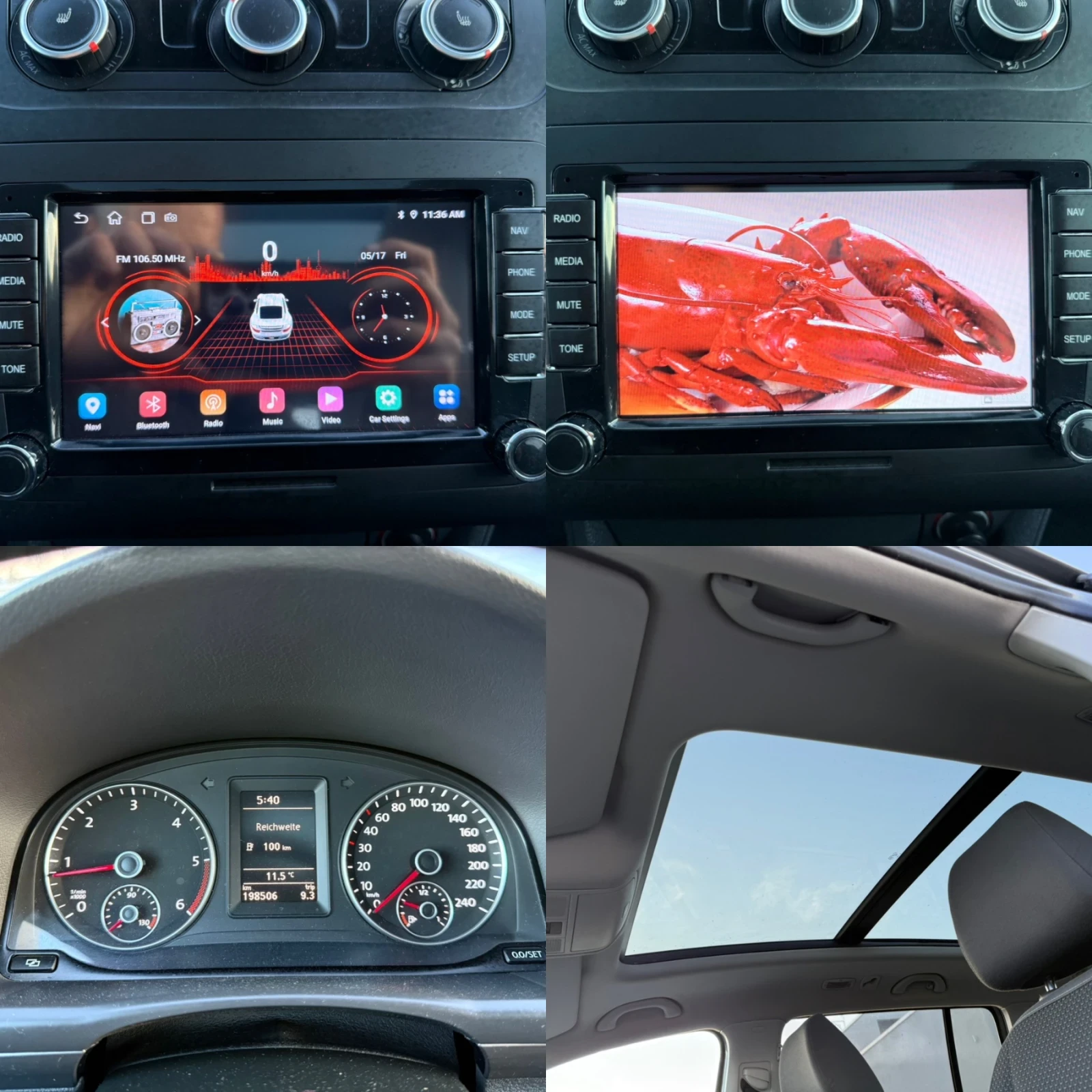 VW Touran 2.0 TDI / NAVI / PANORAMA / PODGREV / PARKTRONIC  | Mobile.bg � ����������� 15