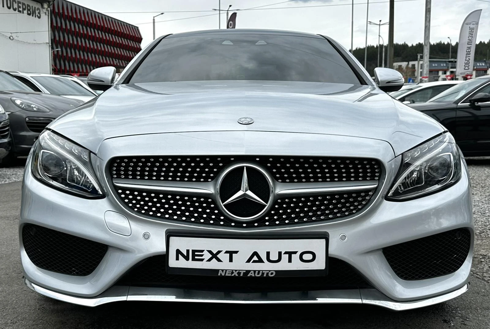 Mercedes-Benz C 220 AMG LINE PANO BURMESTER HUD BLIND SPOT EU6B | Mobile.bg � ����������� 2