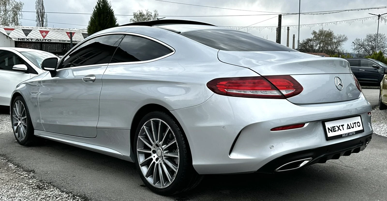 Mercedes-Benz C 220 AMG LINE PANO BURMESTER HUD BLIND SPOT EU6B | Mobile.bg � ����������� 7